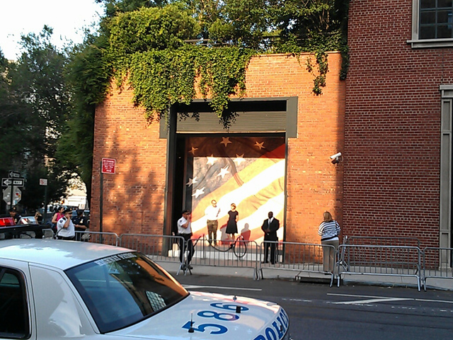 Waiting on Obama in the West Village