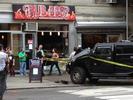 Hummer crashes into the Rub BBQ storefront
