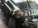 Close-up of Hummer damage