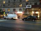 Rub BBQ's windows are boarded up and the Dept. of Buildings is on the scene