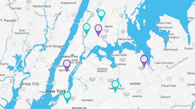 "Love Your Local" map
